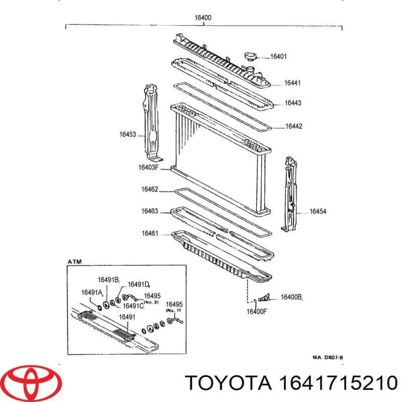 Compre 1641715210 Toyota 