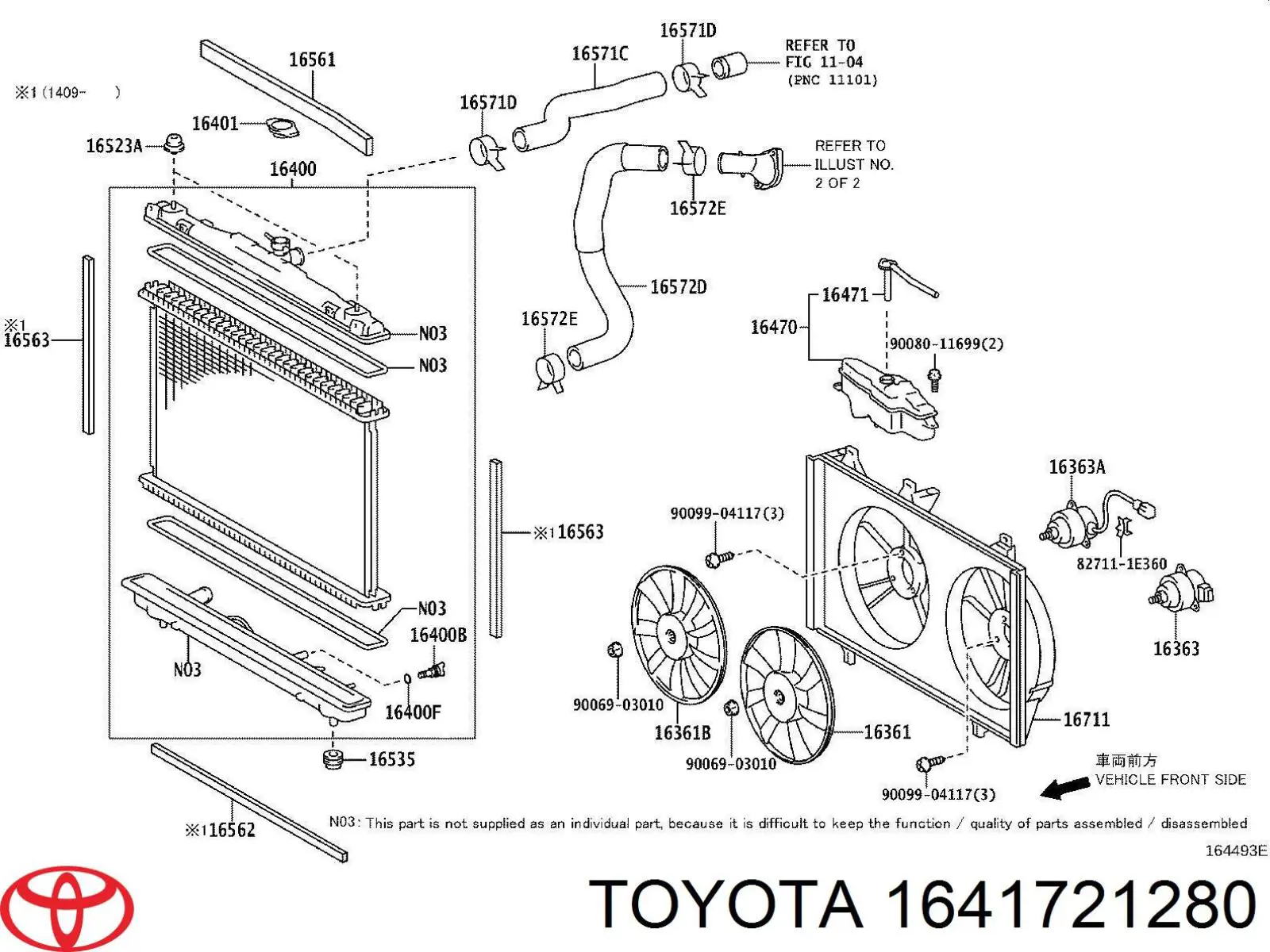  Toyota 1641721280 preço, a partir de 11,30 USD
