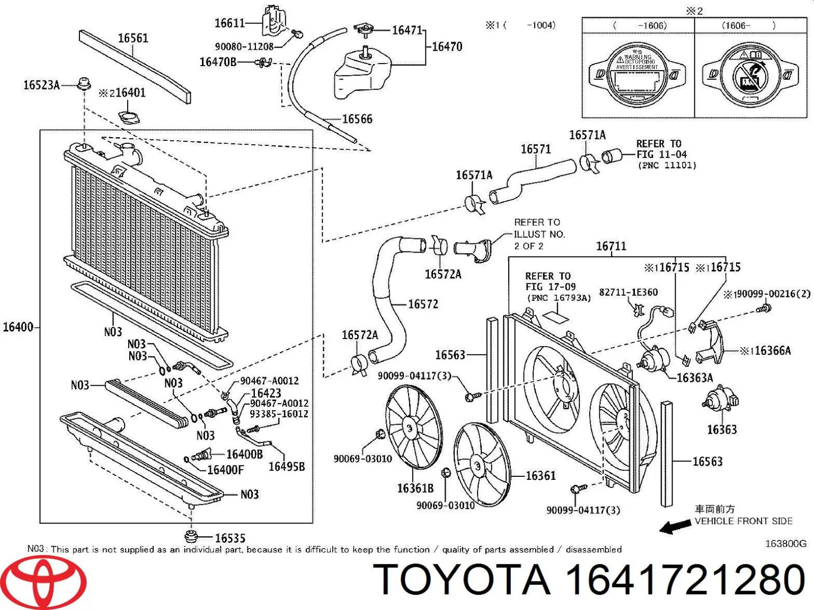 Compre 1641721280 Toyota 