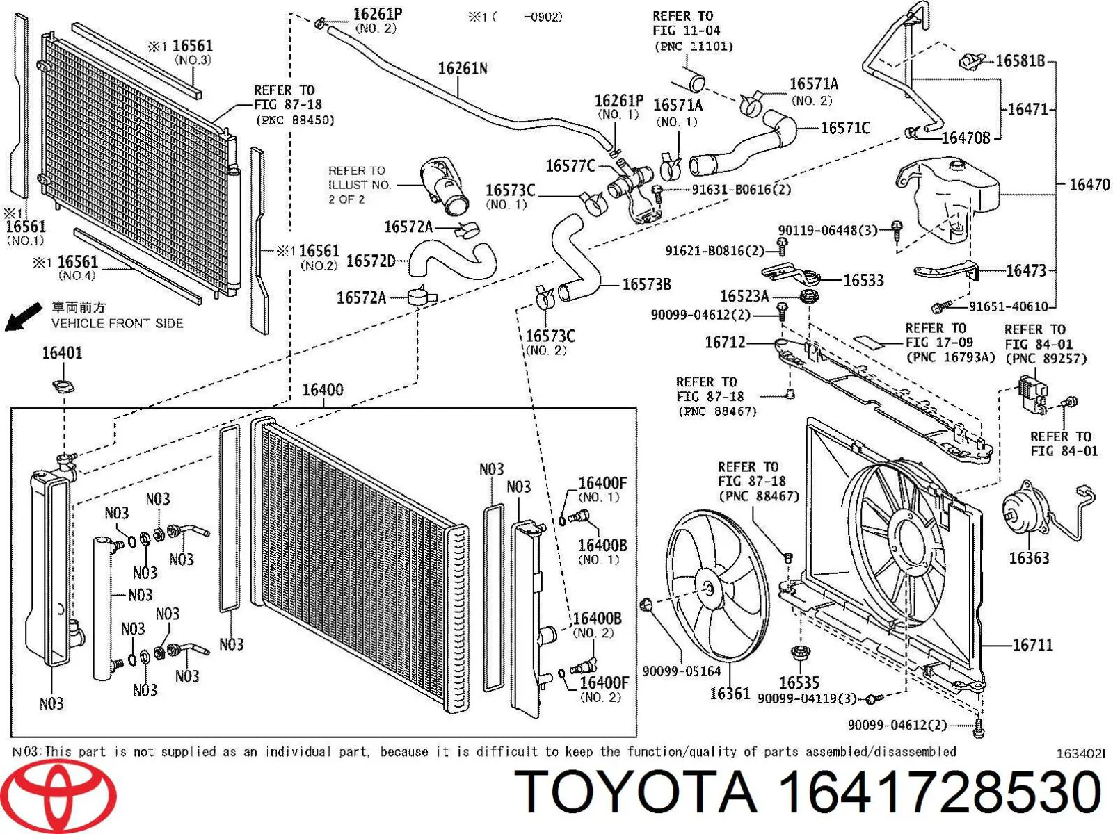  Toyota 1641728530 preço, a partir de 15,64 USD