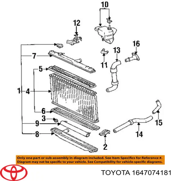 Compre 9011906195 Toyota Tanque de expansão do sistema de esfriamento