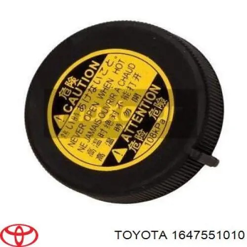 1647551010 Toyota Tampa (tampão) do tanque de expansão