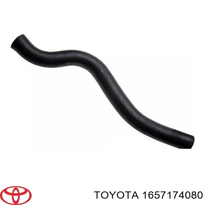1657174080 Toyota Mangueira (cano derivado) do radiador de esfriamento superior