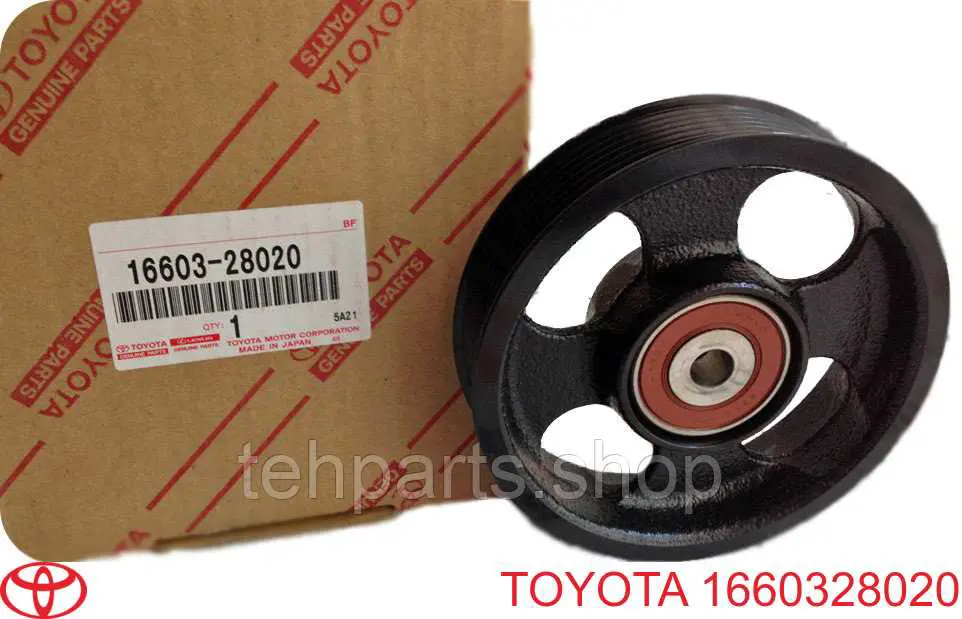 Rolo parasita da correia de transmissão Toyota 1660328020 preço, a partir de 53,10 EUR