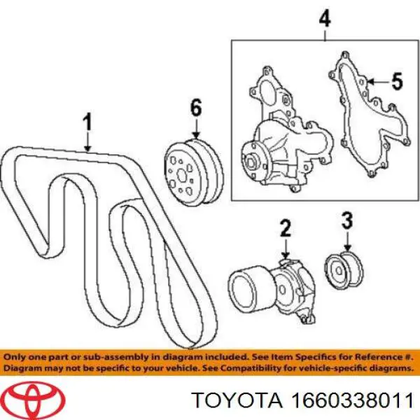 Rolo parasita da correia de transmissão Toyota 1660338011 preço, a partir de 42,33 USD
