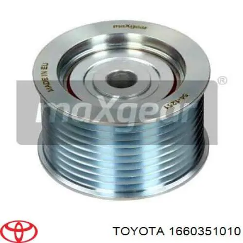 Rolo parasita da correia de transmissão Toyota 1660351010 preço, a partir de 43,37 USD
