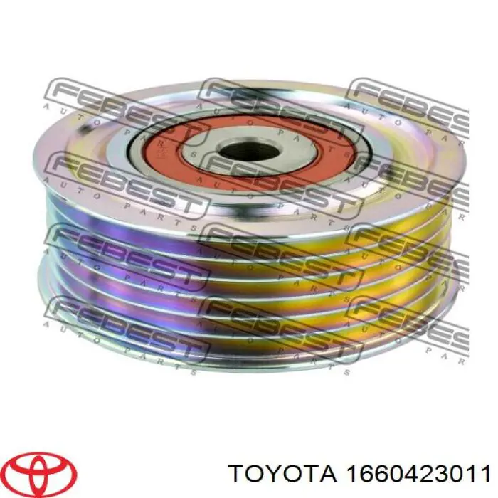 1660423011 Toyota Rolo parasita da correia de transmissão