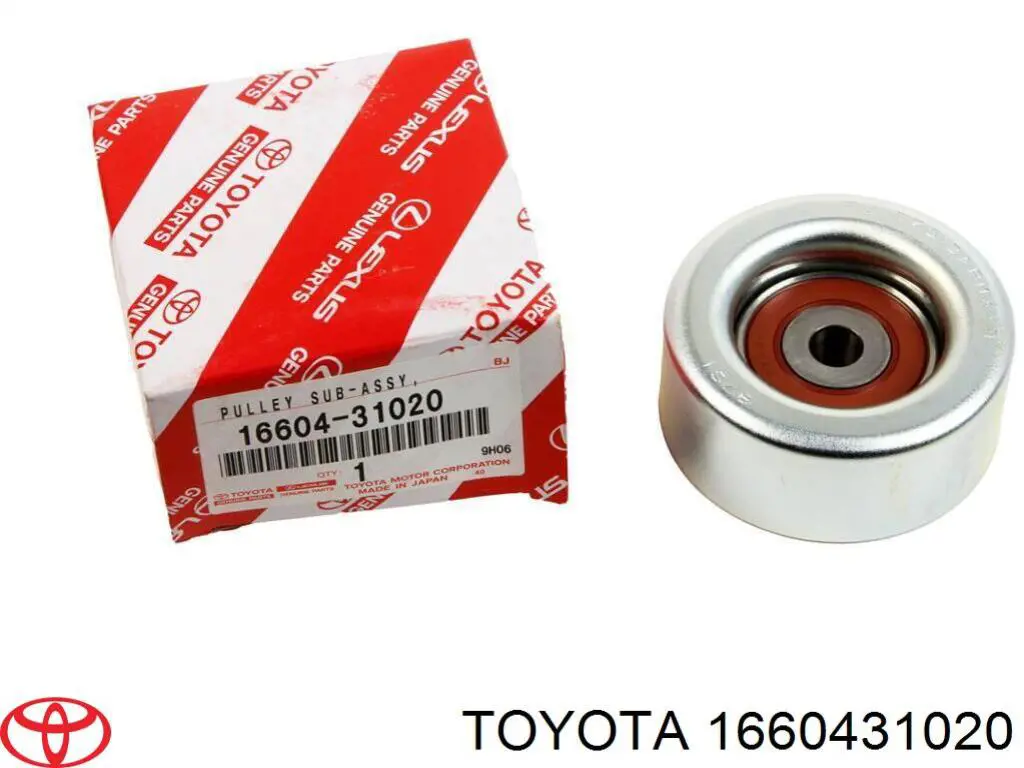 Rolo parasita da correia de transmissão Toyota 1660431020 preço, a partir de 23,14 USD