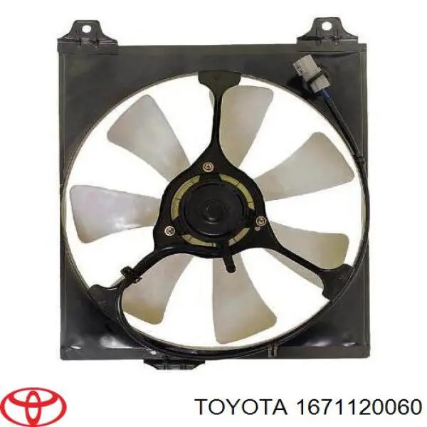 Difusor do radiador de aparelho de ar condicionado Toyota 1671120060 preço, a partir de 171,65 USD
