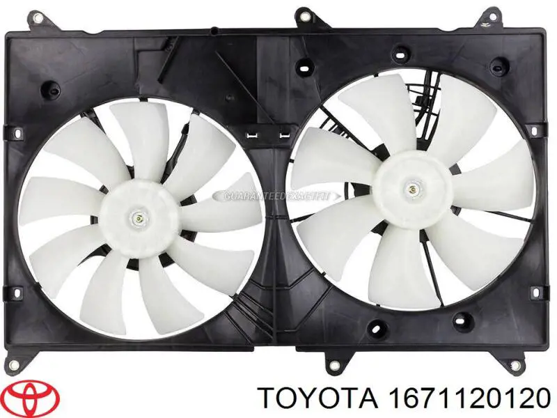 Compre 1671120120 Toyota Difusor do radiador de esfriamento