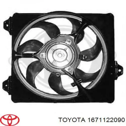 Difusor do radiador de aparelho de ar condicionado Toyota 1671122090 preço, a partir de 81,86 USD