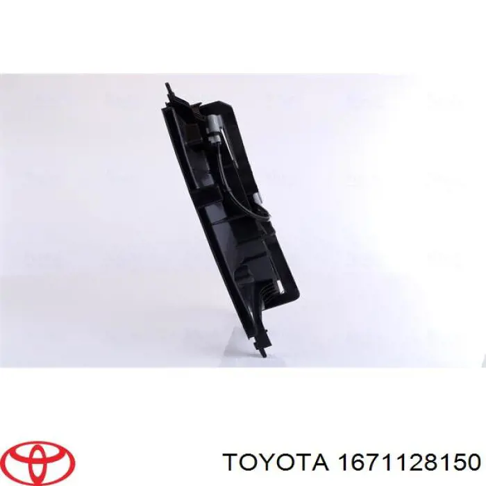 Difusor do radiador de esfriamento Toyota 1671128150 preço, a partir de 172,26 USD