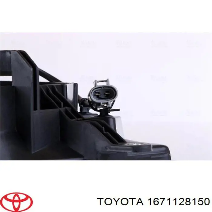 Compre 1671128150 Toyota Difusor do radiador de esfriamento