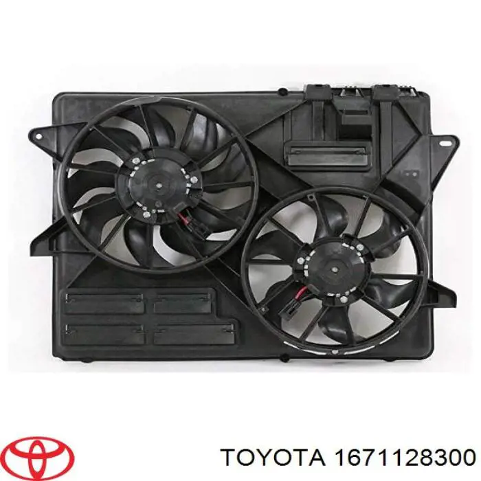 Difusor do radiador de esfriamento Toyota 1671128300 preço, a partir de 228,33 USD