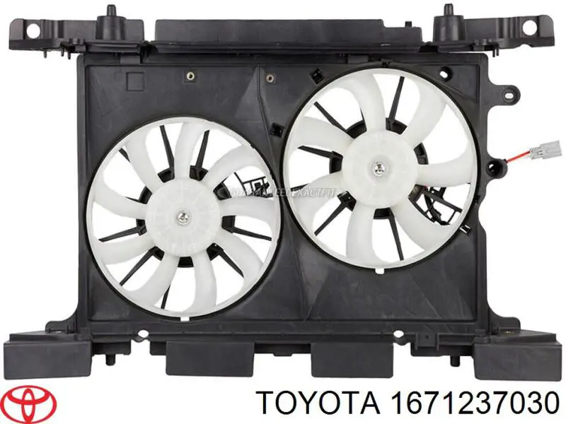 Conduto de ar/defletor do radiador, superior Toyota 1671237030 preço, a partir de 59,37 USD