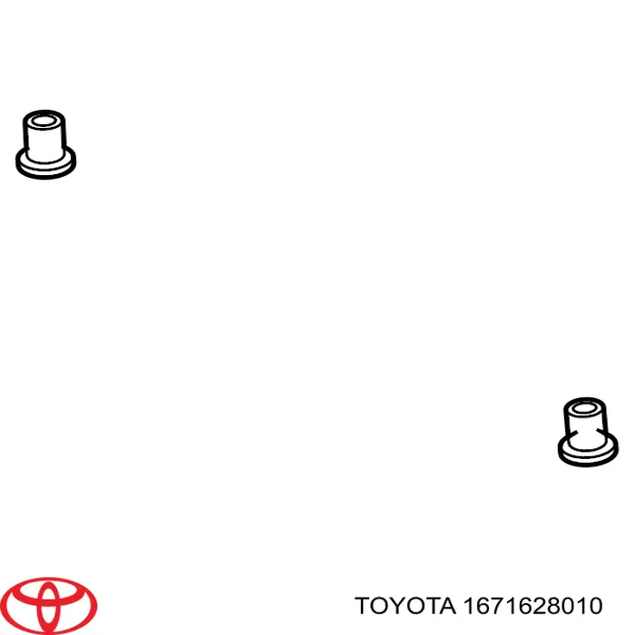 Coxim inferior do radiador de aparelho de ar condicionado Toyota 1671628010 preço, a partir de 3,59 USD