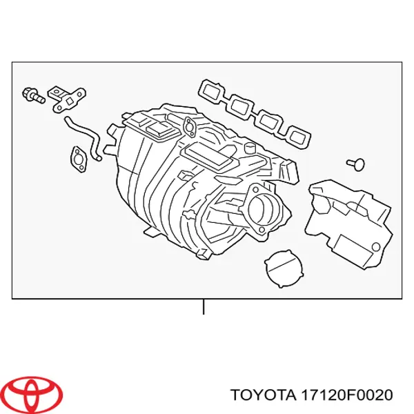 Tubo coletor de admissão Toyota 17120F0020 preço, a partir de 681,93 USD