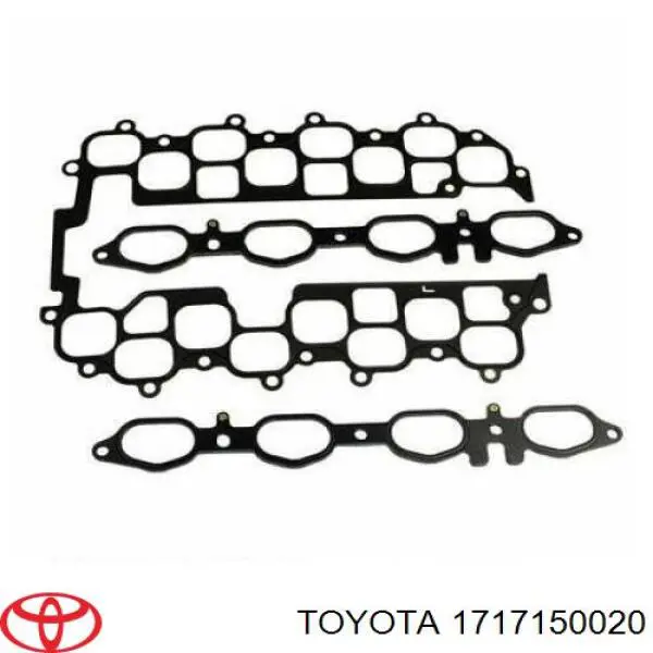 1717150020 Toyota Vedante inferior de tubo coletor de admissão