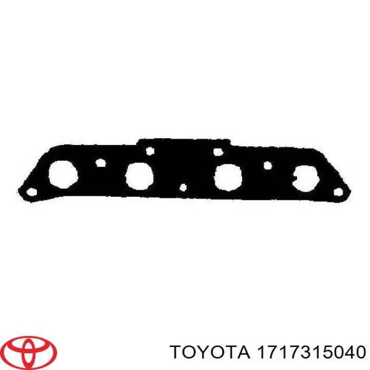 Compre 1717315040 Toyota Vedante de tubo coletor de escape
