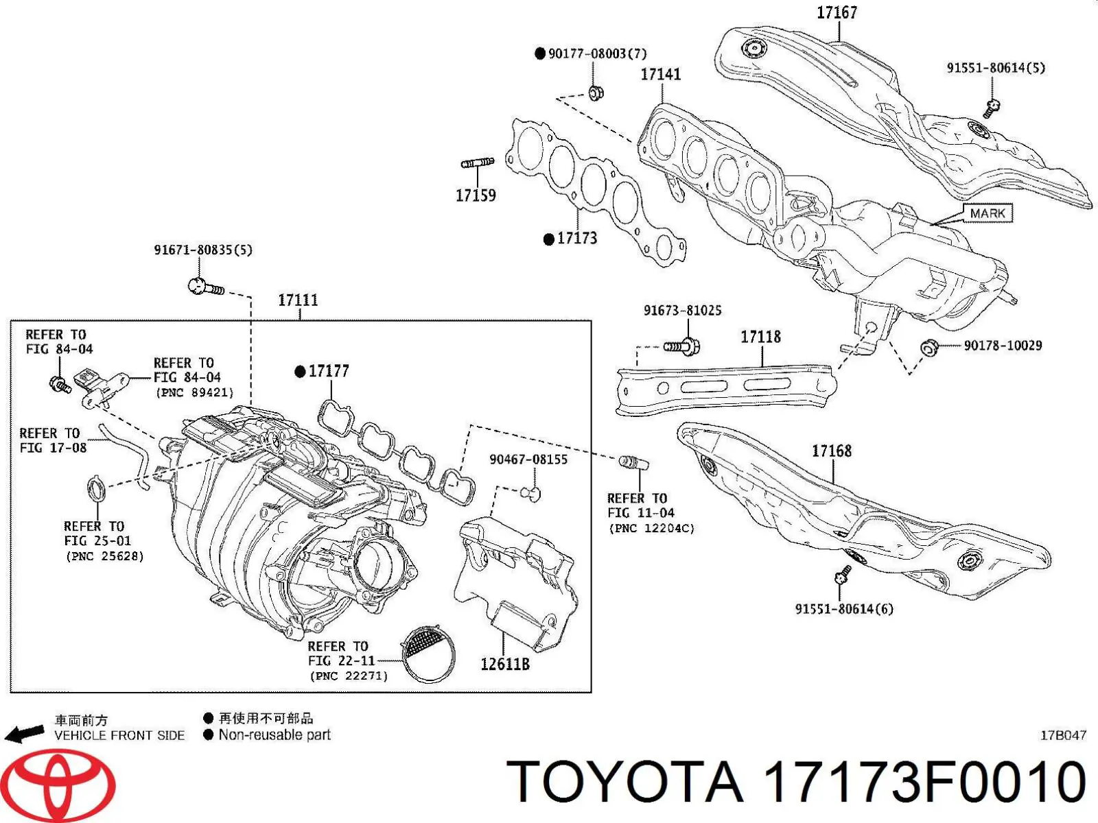  Toyota 17173F0010 preço, a partir de 28,29 USD