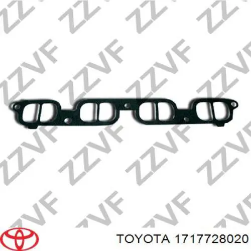 1717728020 Toyota Vedante inferior de tubo coletor de admissão