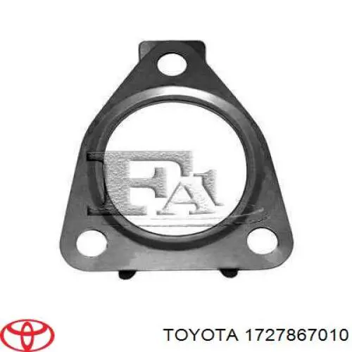 1727867010 Toyota Vedante de turbina dos gases de escape, escape