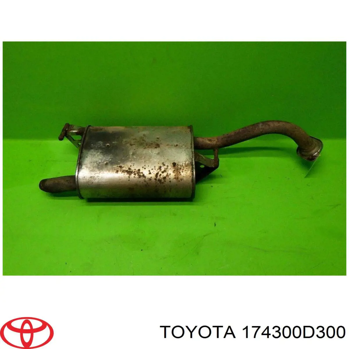 Compre 174300D300 Toyota Silenciador, parte traseira