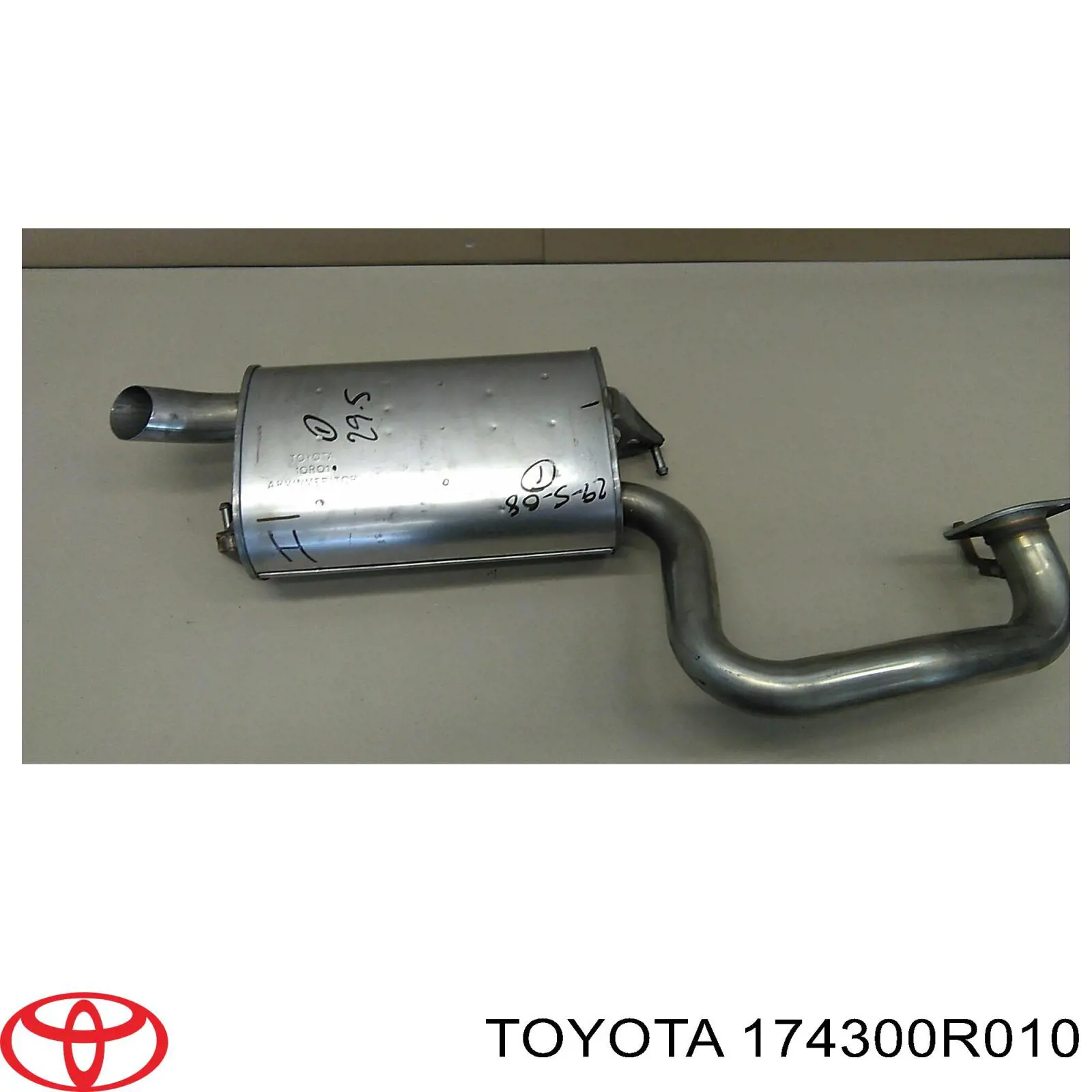 Silenciador, parte traseira Toyota 174300R010 preço, a partir de 483,30 USD
