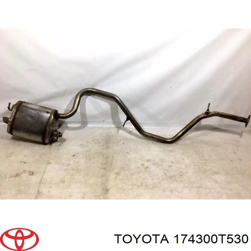  Silenciador, parte traseira Toyota Corolla sedan (E21) (2019 - 2026) 