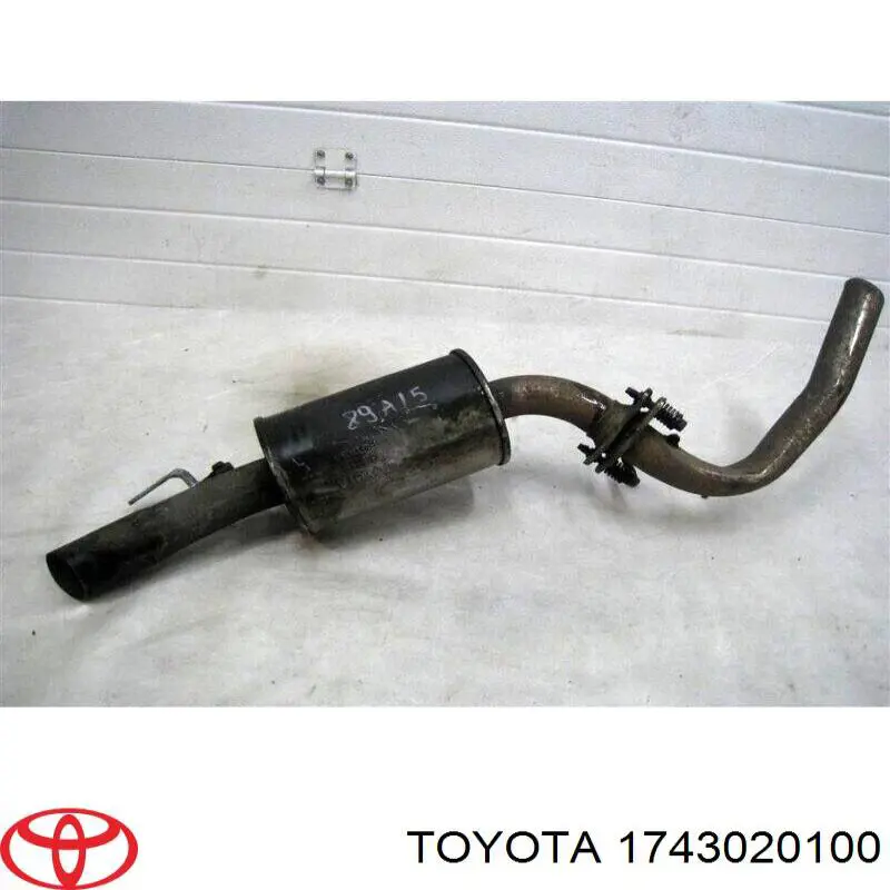 Silenciador, parte traseira Toyota 1743020100 preço, a partir de 75,43 USD