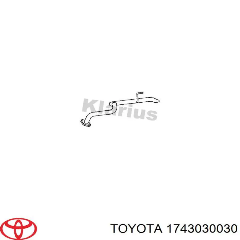 Silenciador, parte traseira Toyota 1743030030 preço, a partir de 67,59 USD
