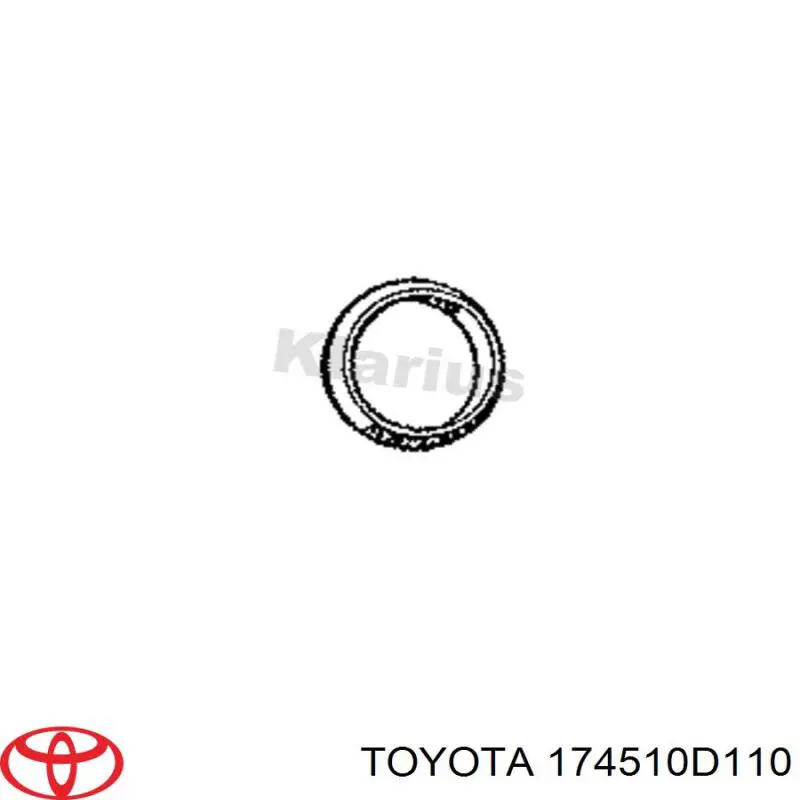 Compre 174510D111 Toyota Vedante do silenciador de montagem