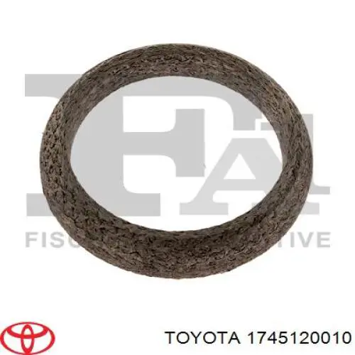 Anel de tubo de admissão do silenciador Toyota 1745120010 preço, a partir de 2,04 USD