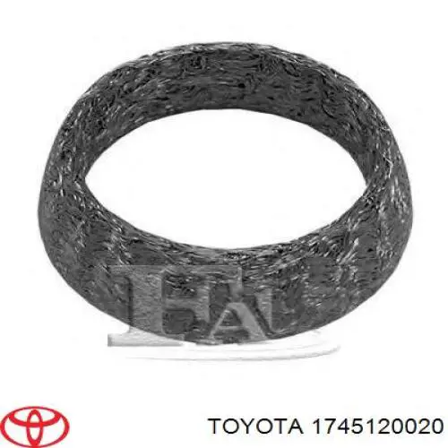 Anel de tubo de admissão do silenciador Toyota 1745120020 preço, a partir de 7,78 USD