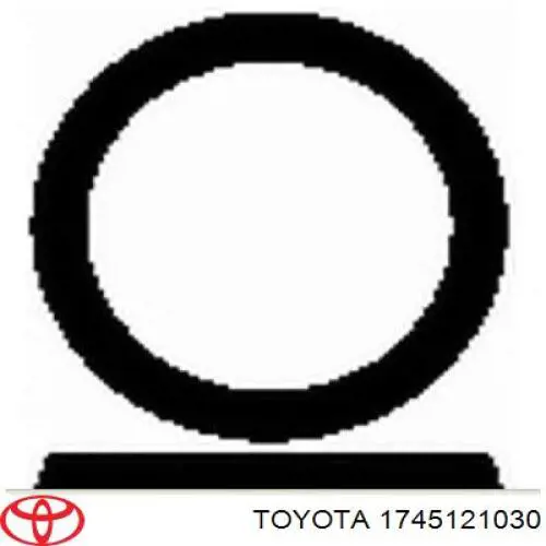 Compre 1745121030 Toyota Vedante de tubo de admissão do silenciador