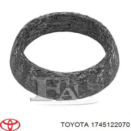 Compre 1745122070 Toyota Anel de tubo de admissão do silenciador