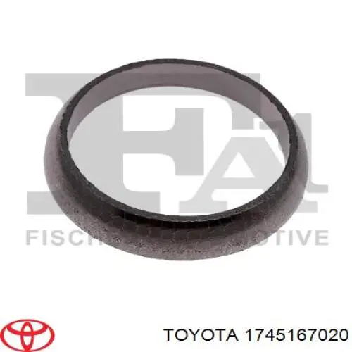1745167020 Toyota Anel de tubo de admissão do silenciador