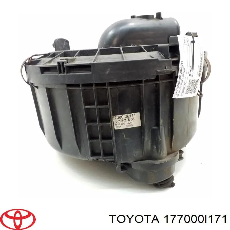  Caixa de filtro de ar Toyota Hilux pick-up (KUN25) (2005 - 2015) 
