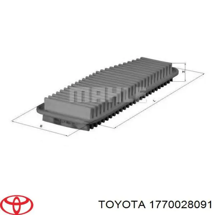 Compre 1770028090 Toyota Caixa de filtro de ar