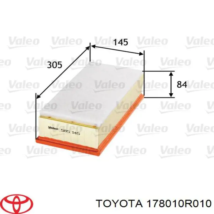 Compre 178010R010 Toyota Filtro de ar