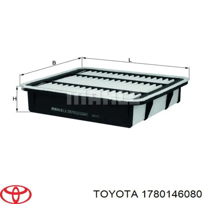 Compre 1780146080 Toyota Filtro de ar