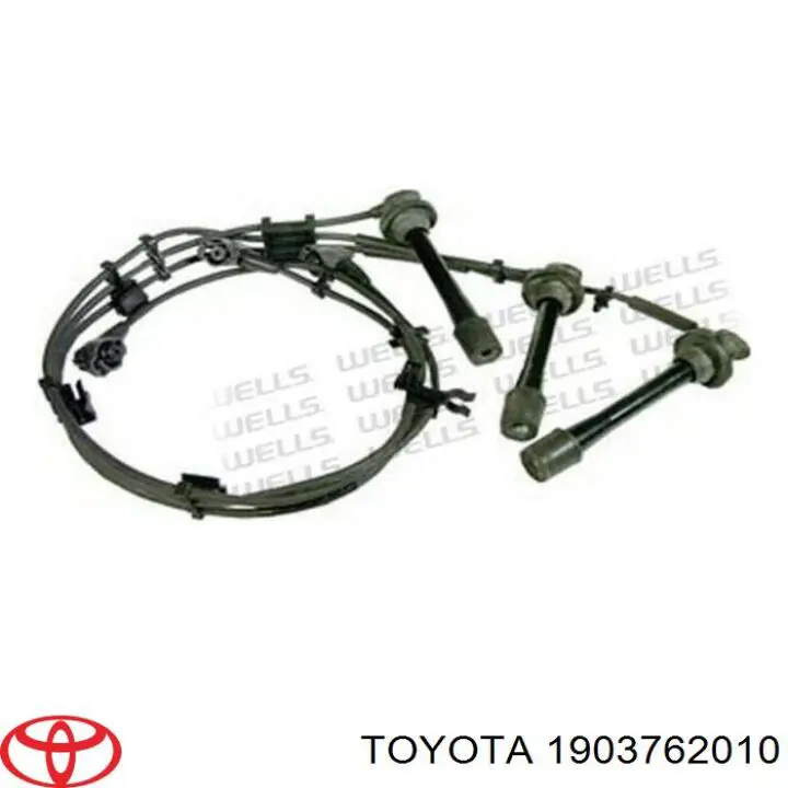 Fios de alta voltagem, kit 1903762010 Toyota