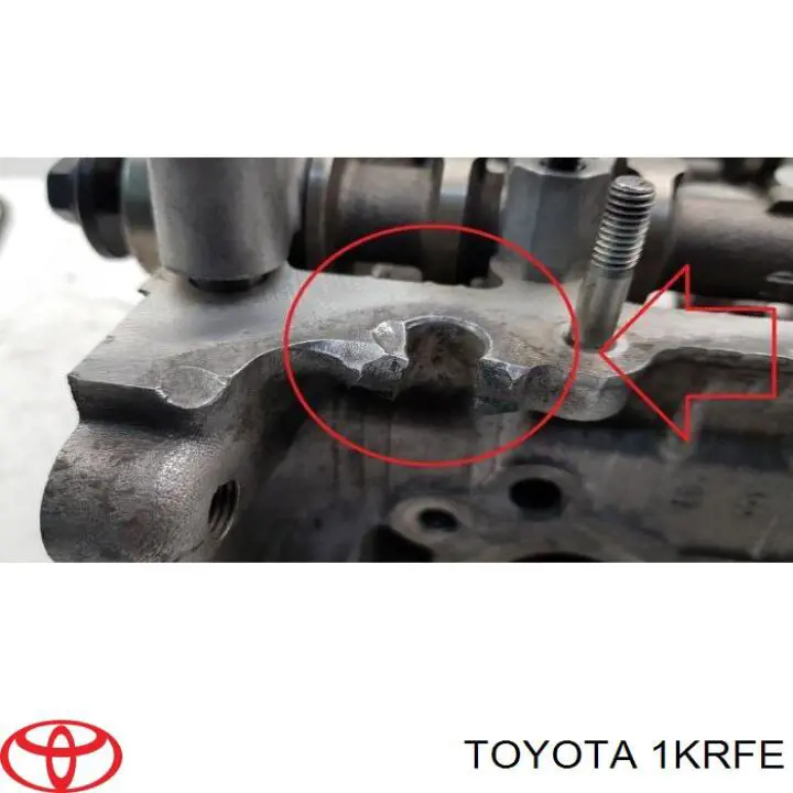 1KRFE Toyota Motor montado