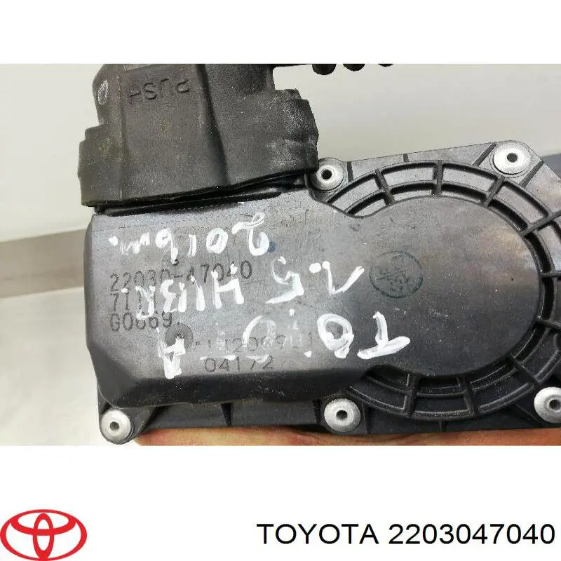2203047040 Toyota Válvula de borboleta montada