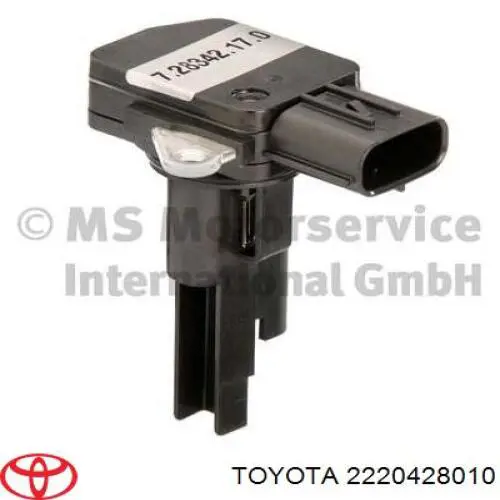 Sensor de fluxo (consumo) de ar, medidor de consumo M.A.F. - (Mass Airflow) Toyota 2220428010 preço, a partir de 56,18 USD