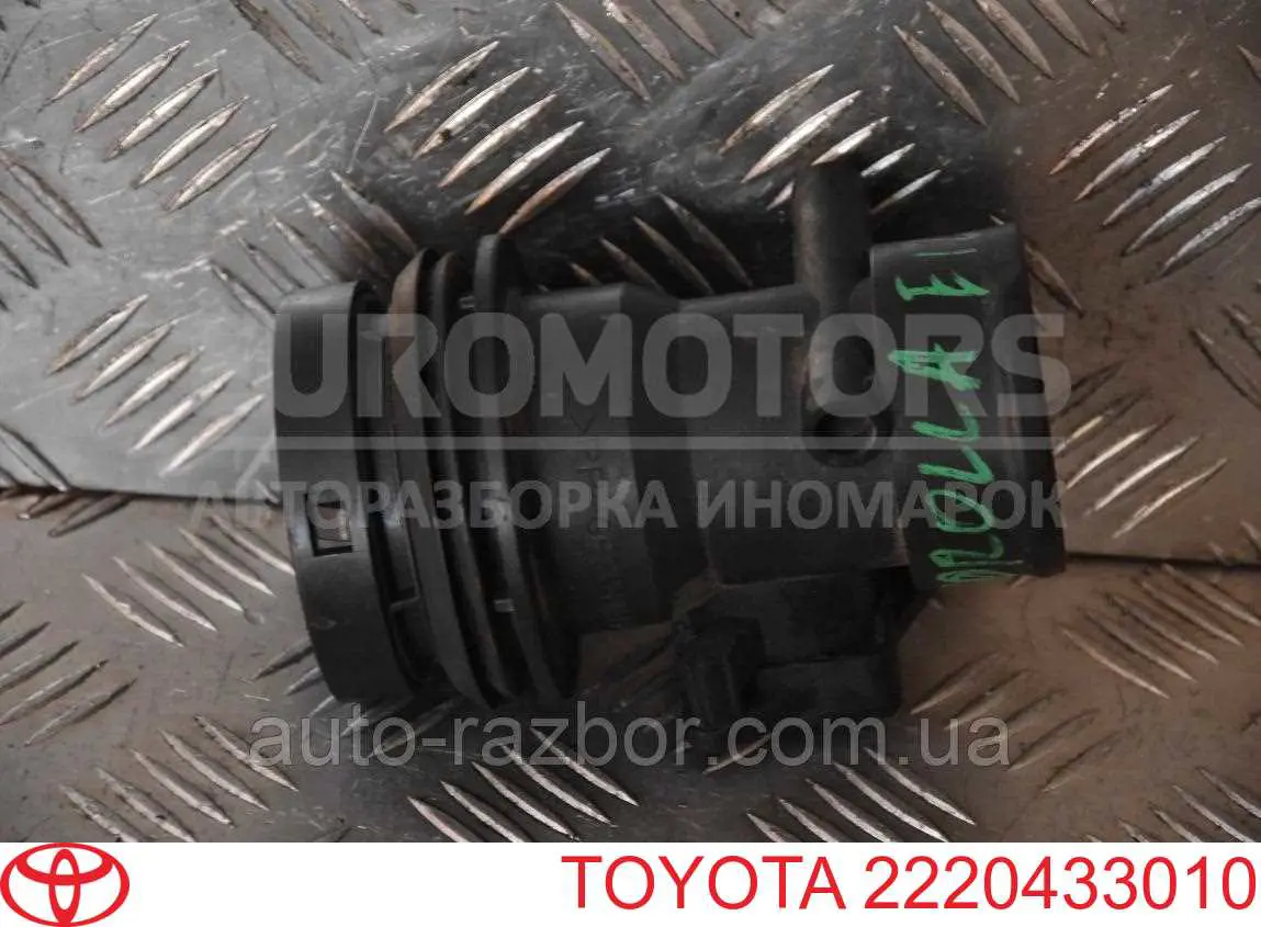 Compre 2220433010 Toyota Sensor de fluxo (consumo) de ar, medidor de consumo M.A.F. - (Mass Airflow)