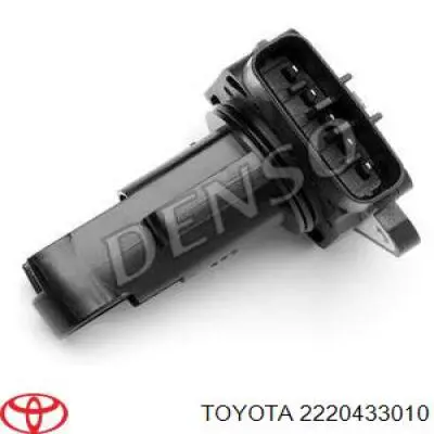 2220433010 Toyota Sensor de fluxo (consumo) de ar, medidor de consumo M.A.F. - (Mass Airflow)