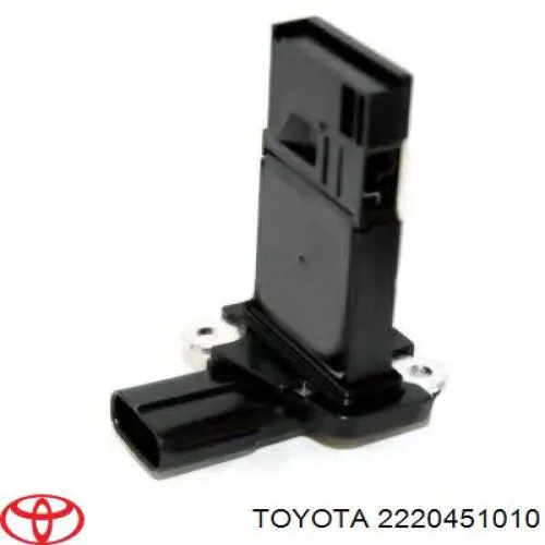 2220451010 Toyota Sensor de fluxo (consumo) de ar, medidor de consumo M.A.F. - (Mass Airflow)