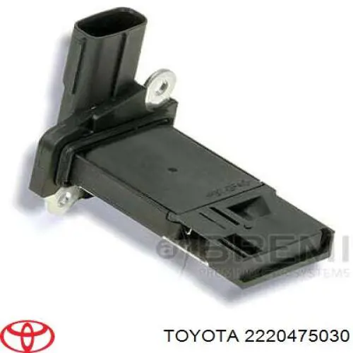 Sensor de fluxo (consumo) de ar, medidor de consumo M.A.F. - (Mass Airflow) Toyota 2220475030 preço, a partir de 46,05 USD