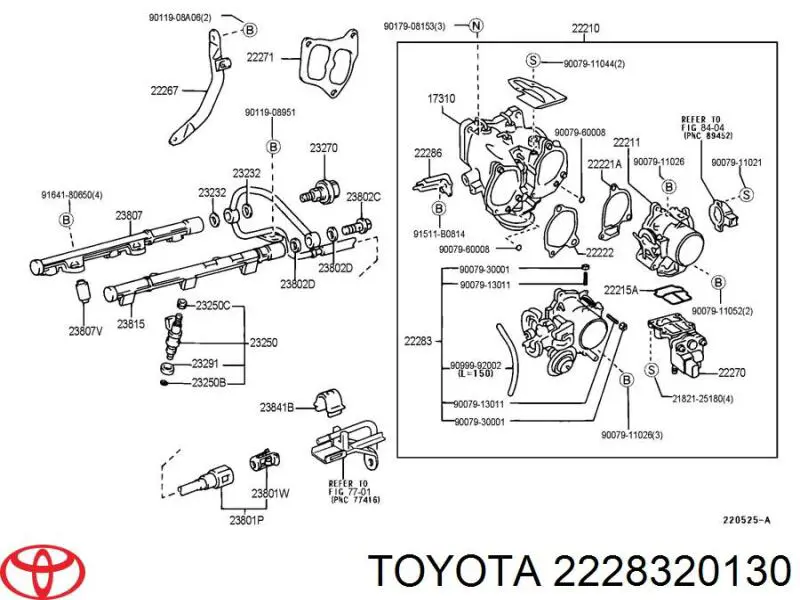 2228320130 Toyota 